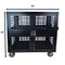 American Hawk Industrial Security Cart 60''W x 31''D x 64.75''H - Locking Utility Cart With Adjustable Shelf AH1555BLK - alternate 2